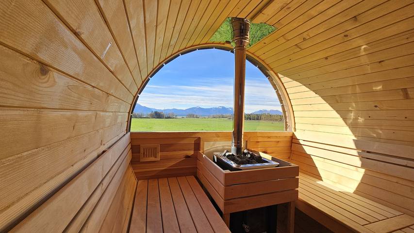 Granja para 2 personas con sauna in Seebruck, Lago Chiem