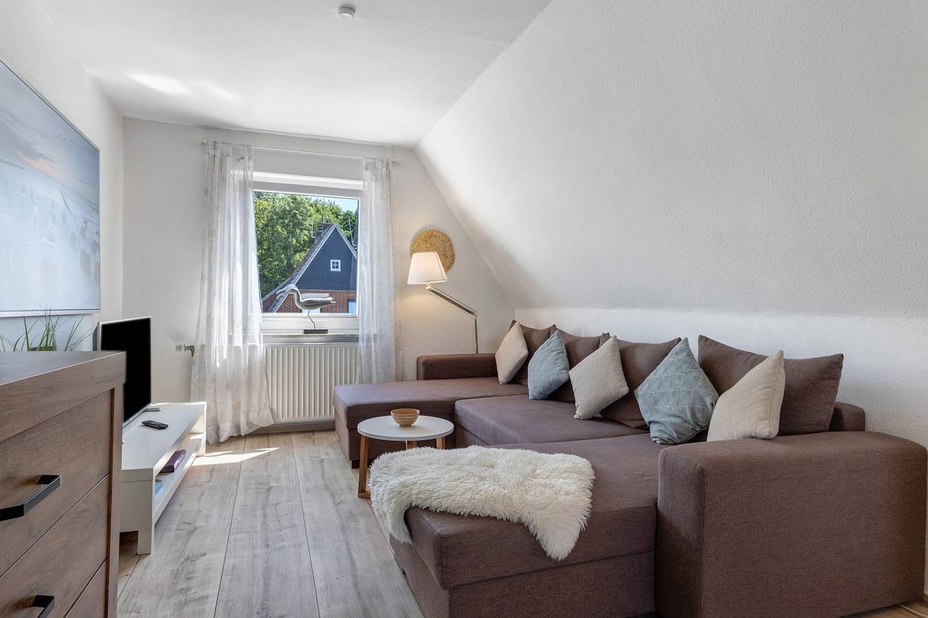 Ganze Wohnung, Ferienwohnung 'Steilküste' mit privater Terrasse, privatem Garten und Wi-Fi in Travemünde, Lübeck