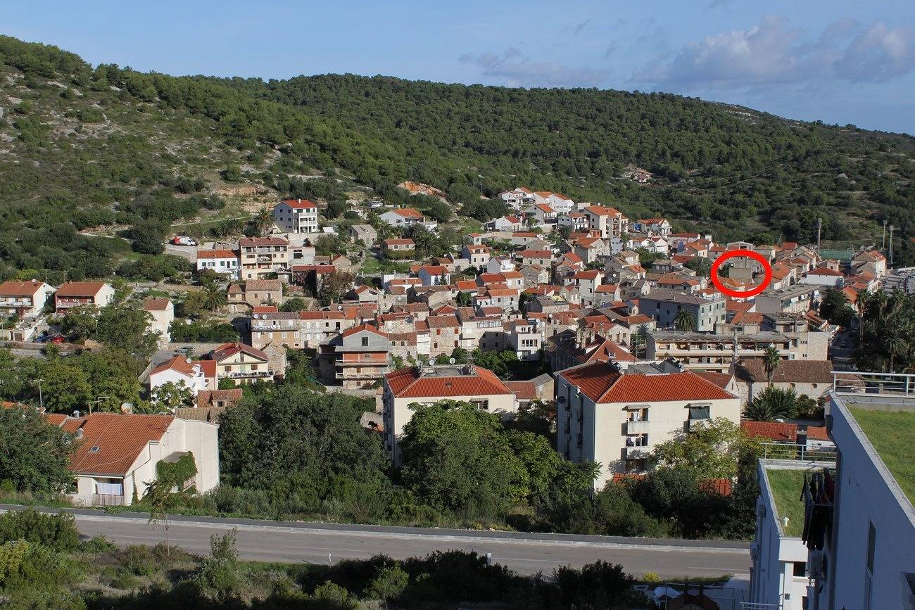 Ganze Wohnung, 1-Zimmer-Ferienwohnung mit Balkon Vis A-2457-a in Vis Stadt, Vis (Dalmatien)