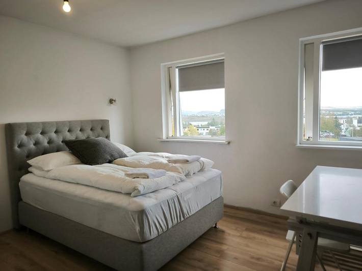 Apartamento para 5 personas, con balcón y vistas en Reikiavik