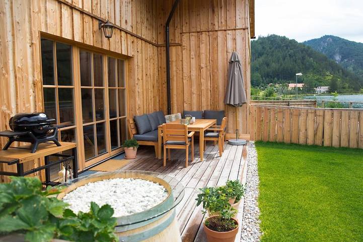 Chalet für 5 Personen, mit Garten und Balkon in Puchberg am Schneeberg