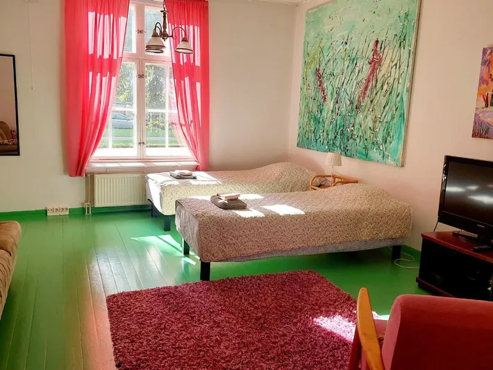 Ferienwohnung für 4 Personen, mit Ausblick und Garten sowie Sauna - 1