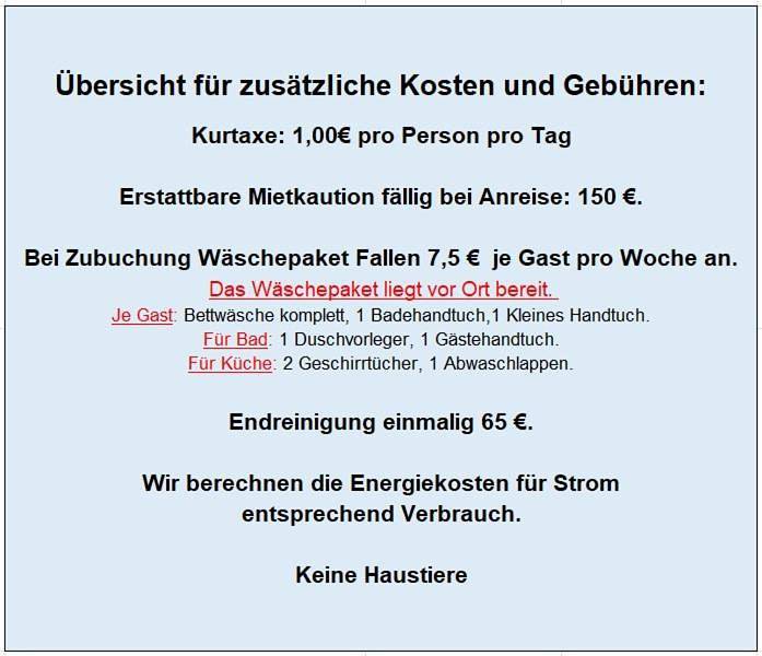 Ferienwohnung für 4 Personen, mit Balkon und Terrasse sowie Garten und Seeblick in Zislow