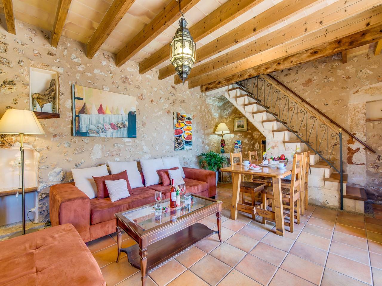 Finca auf Mallorca mit Pool und Grill in Costitx, Mallorca Inselmitte