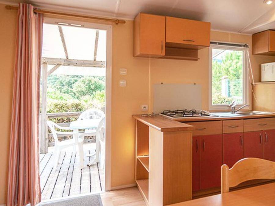 Camping du Coucou - Mobilheim 4 personen - Mobilheim | Classic Xl | 2 Zi. | 4 Pers. | Terrasse Hochparterre in Nailhac, Périgord Noir