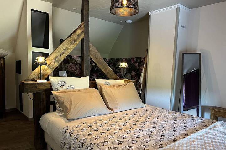Gîte pour 6 personnes, avec sauna ainsi que jacuzzi et jardin à Saint-Étienne-en-Coglès - 3