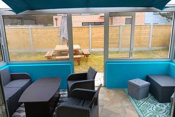 Gîte pour 7 personnes, avec jardin, animaux acceptés dans Denneville Plage