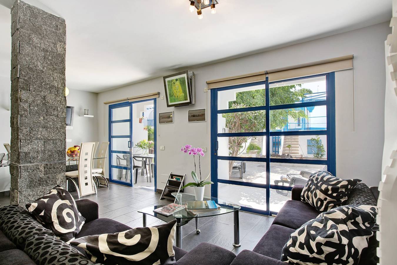 Bungalow en duplex avec 2 chambres et 2 salles de bain privées à Maspalomas in Campo Internacional, San Bartolomé de Tirajana
