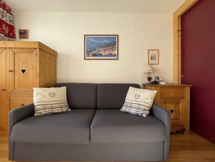 Apartamento entero, Hermoso apartamento acogedor cerca de pistas en Les Menuires con parking in Les Menuires, Saint-Martin-de-Belleville