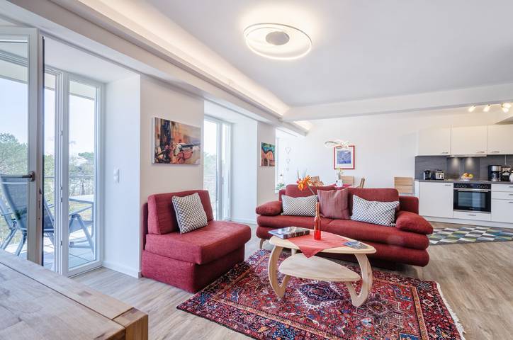 Vakantiewoning voor 3 personen, met balkon in Prora