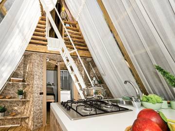 Glamping per 5 Persone in Sessa Aurunca, Costa tirrenica Campania, Foto 4