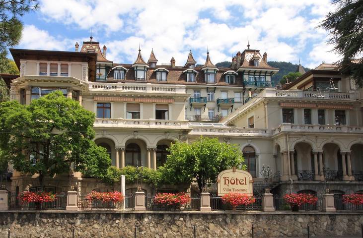 Villa Toscane - Chambre Standard 1 pers. in Montreux, Waadtland RDK