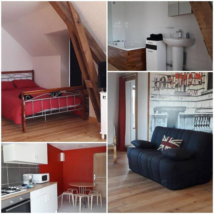 Appartement de vacances pour 4 personnes, avec terrasse et vue