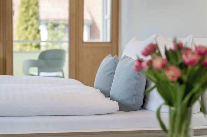 Ferienwohnung für 3 Personen, mit Balkon und Garten in Bad Wörishofen