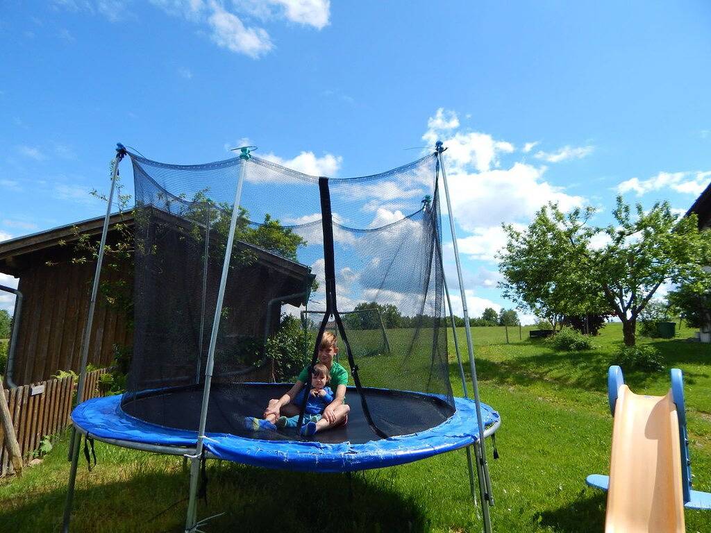 Auf dem Bauernhof Sommer in Kempten, Bayerisch Schwaben