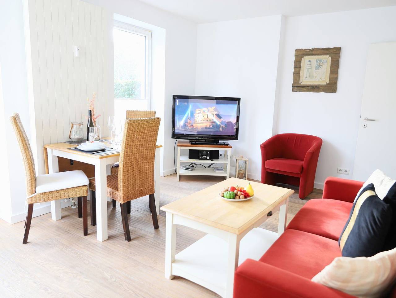 Ganze Wohnung, Komfortables 2-Zi.-App. mit Klimaanlage, Terrasse und Stellplatz in Westerland in Westerland, Sylt (Gemeinde)