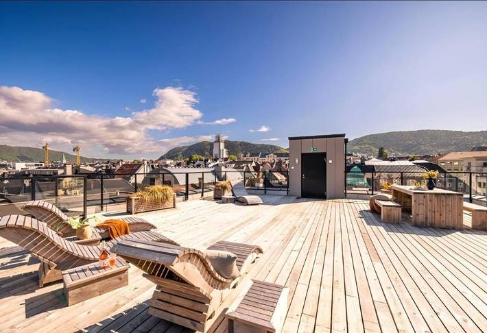 Vakantiewoning voor 4 personen, met terras in Bergen