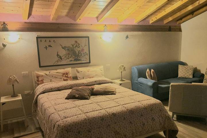 Blockhütte für 3 Personen, mit Balkon, mit Haustier am Comer See - 4