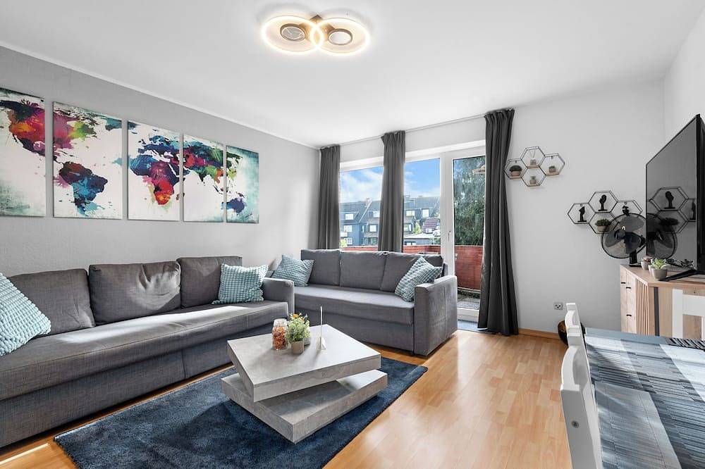 Ganze Wohnung, 2-Zimmer Apartment für bis zu 7 Personen / Familien / Gruppen in Duisburg, Ruhrgebiet
