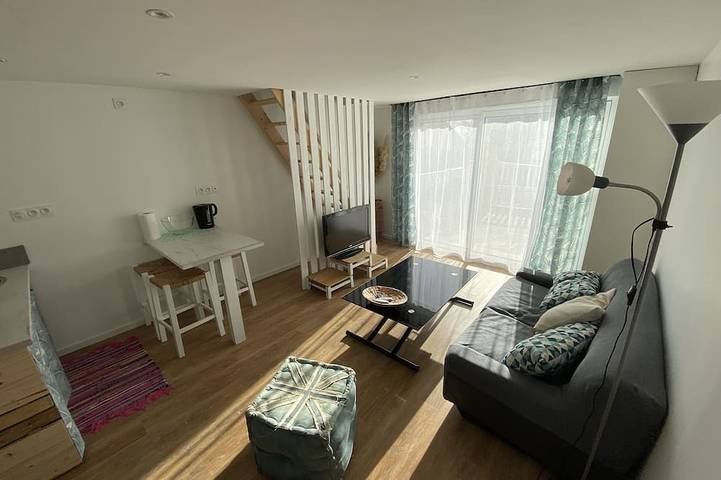 Maison de vacances pour 3 personnes, avec jardin à Plonéour-Lanvern