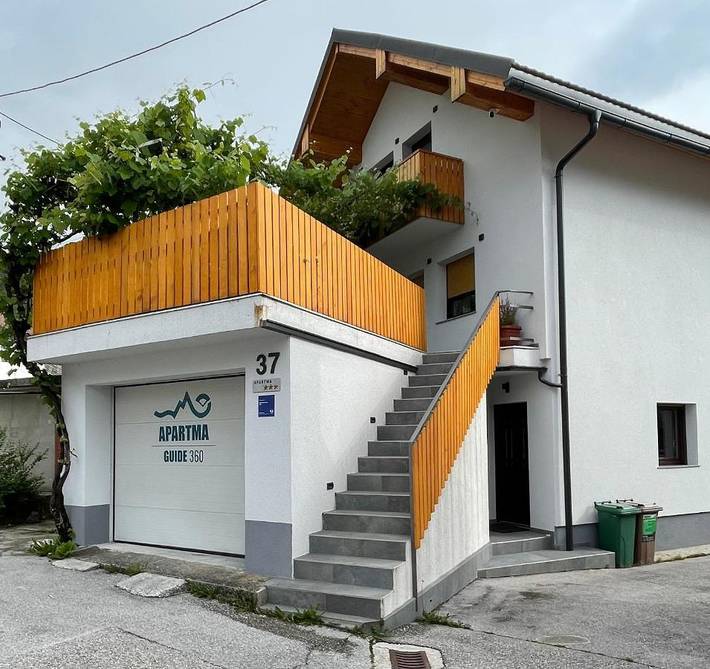 Apartament wakacyjny dla 4 osób, z taras i widok w Bovec