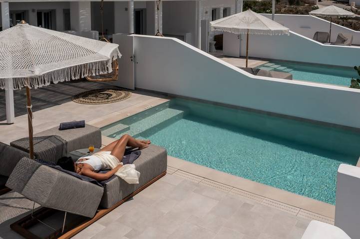 Ferienhaus für 2 Personen, mit Meerblick und Balkon auf Santorin - 4