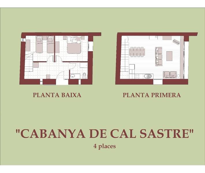 Maison de campagne pour 4 personnes, avec jardin et vue, animaux acceptés à Pardines - 3