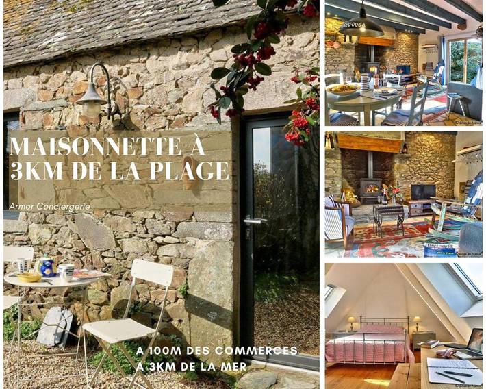 Location de vacances pour 3 personnes, avec jardin à Guimaëc - 4