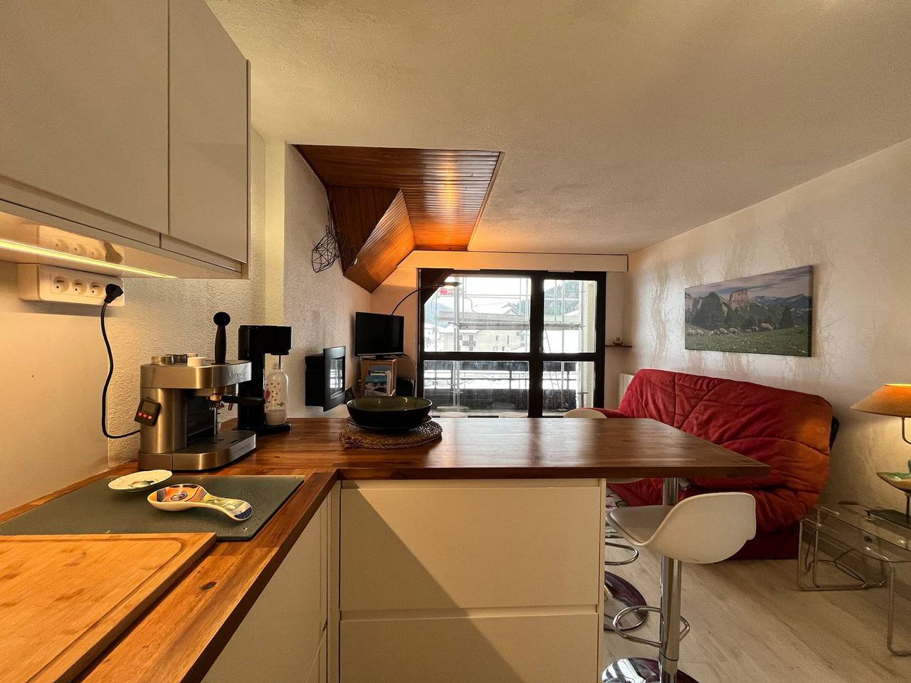 Apartamento entero, Apartamento renovado en Méaudre, 4 pers, terraza, cerca del centro in Autrans-Méaudre-en-Vercors, Parc naturel régional du Vercors