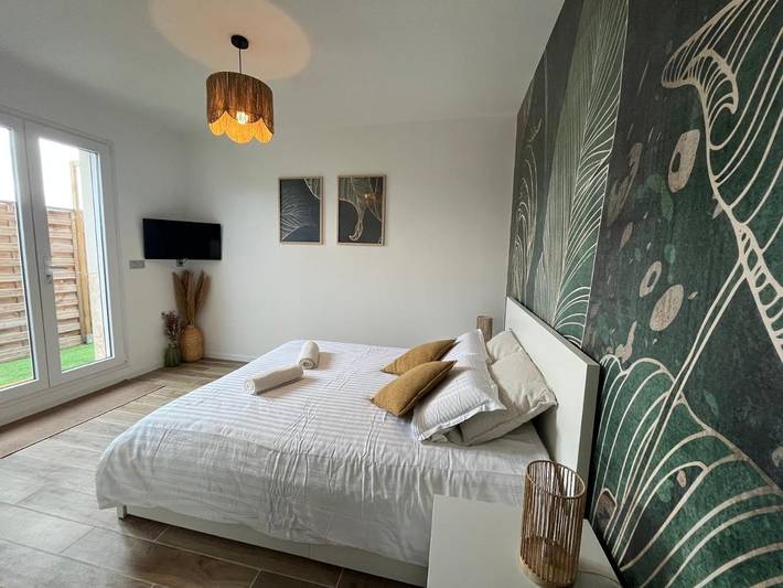 Cottage pour 2 personnes, avec terrasse à Charvieu-Chavagneux