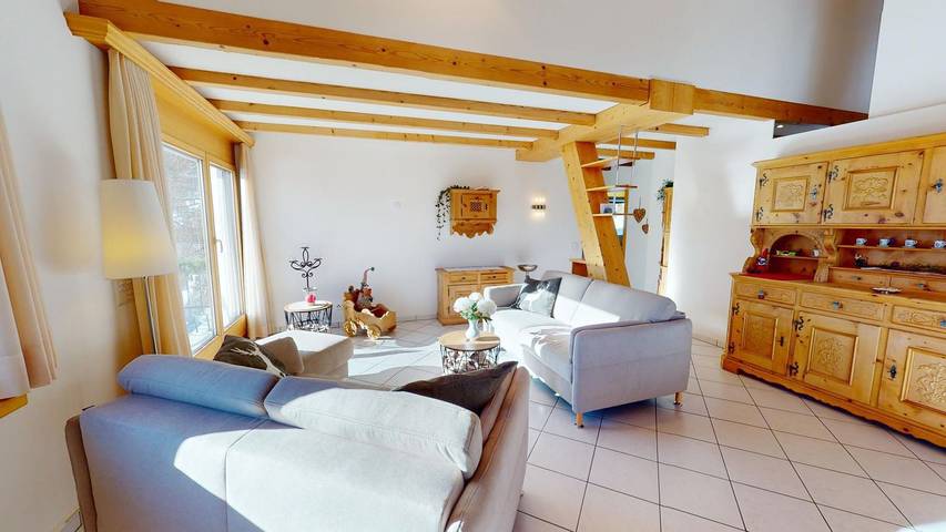 Ferienwohnung für 2 Personen, mit Balkon und Ausblick sowie Seeblick in St. Moritz - 2