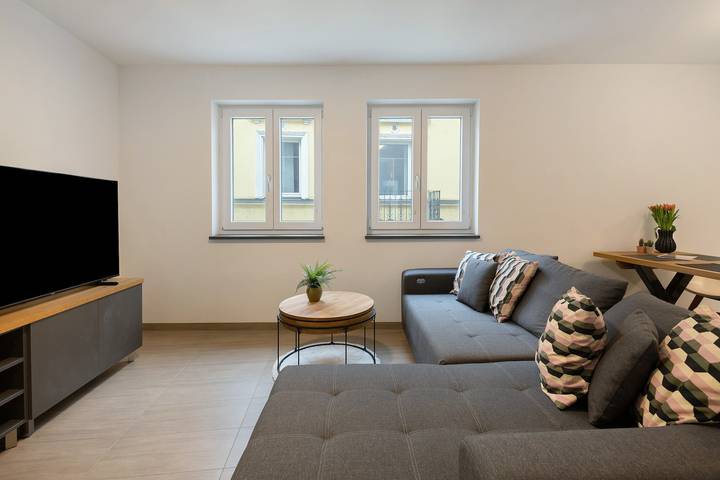Appartement entier, Appartement 'Wohnung 4 Rosenstraße' avec balcon in Cham, Bavière Orientale