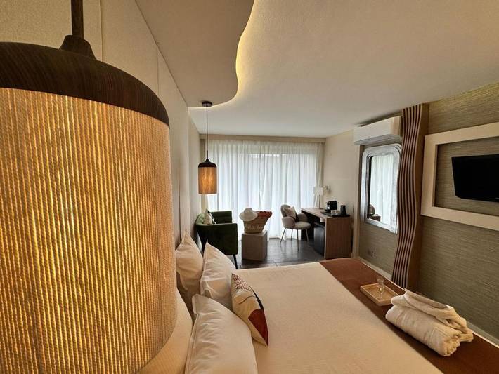 Hôtel pour 2 personnes, avec piscine et sauna ainsi que vue et jardin, animaux acceptés