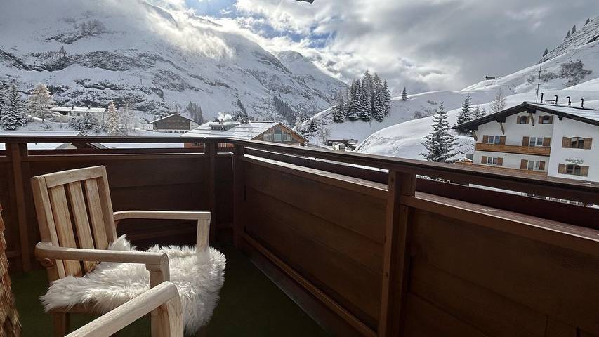 Ferienwohnung für 4 Personen, mit Balkon und Sauna, mit Haustier in Warth - 4