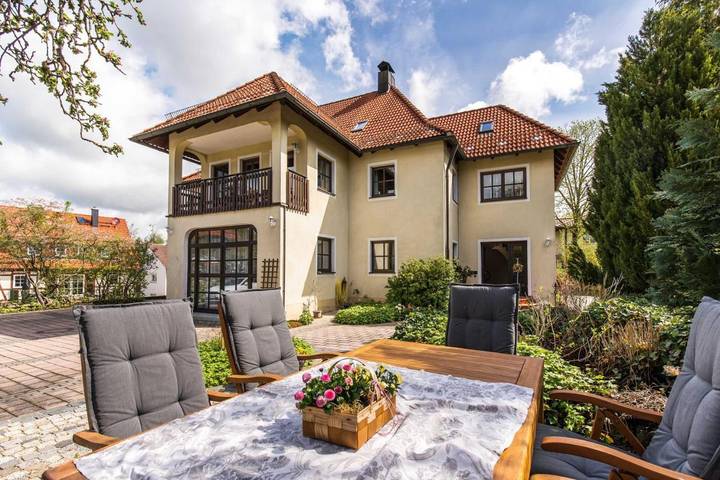 Ferienhaus für 4 Personen, mit Terrasse und Garten sowie Ausblick in Obertrubach