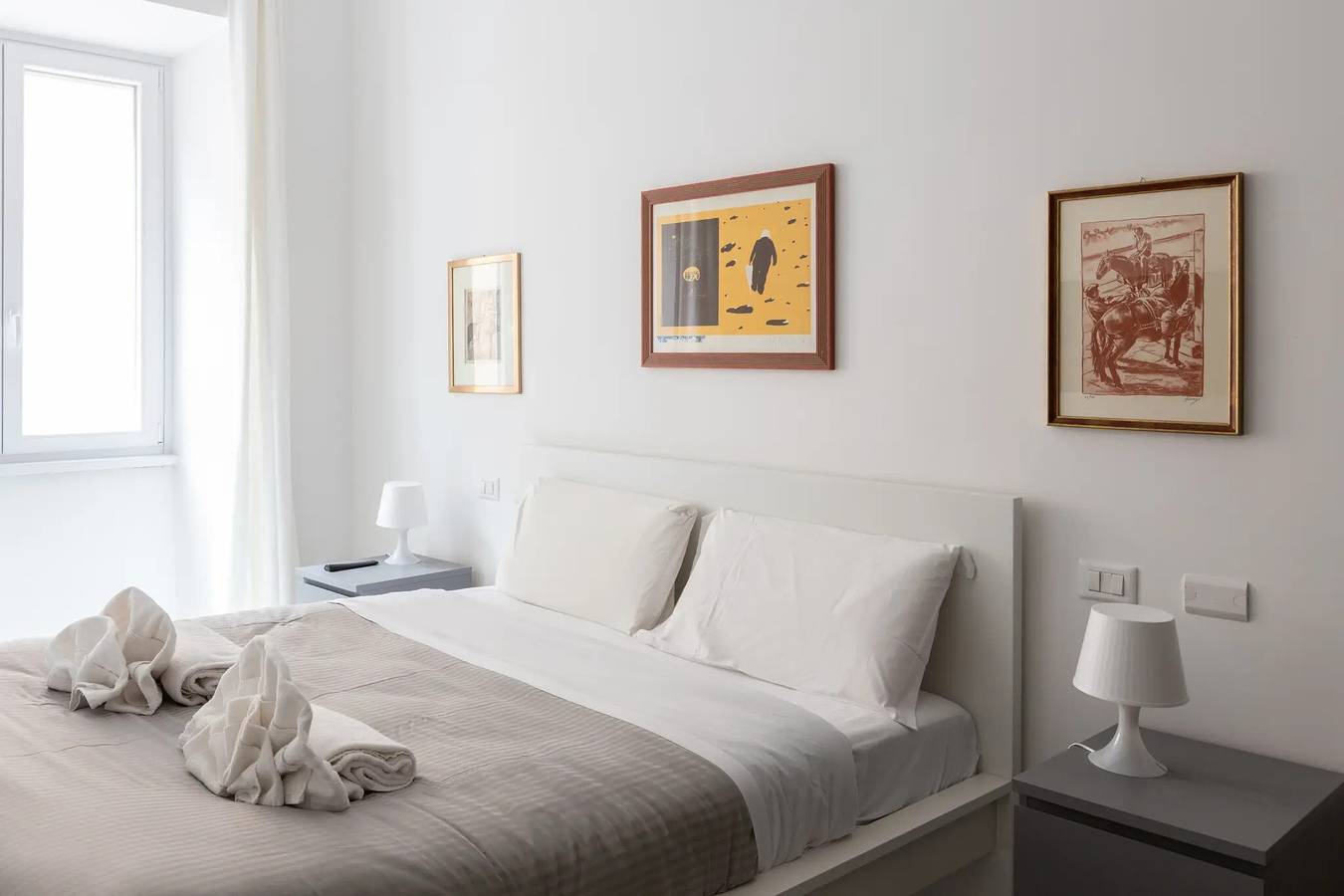 Room 'Stanza 2' with Wi-Fi and Air Conditioning in Rome City Center, Rome