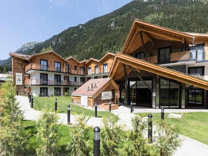 Ferienwohnung für 6 Personen, mit Sauna und Pool sowie Balkon/Terrasse, mit Haustier in Chamonix