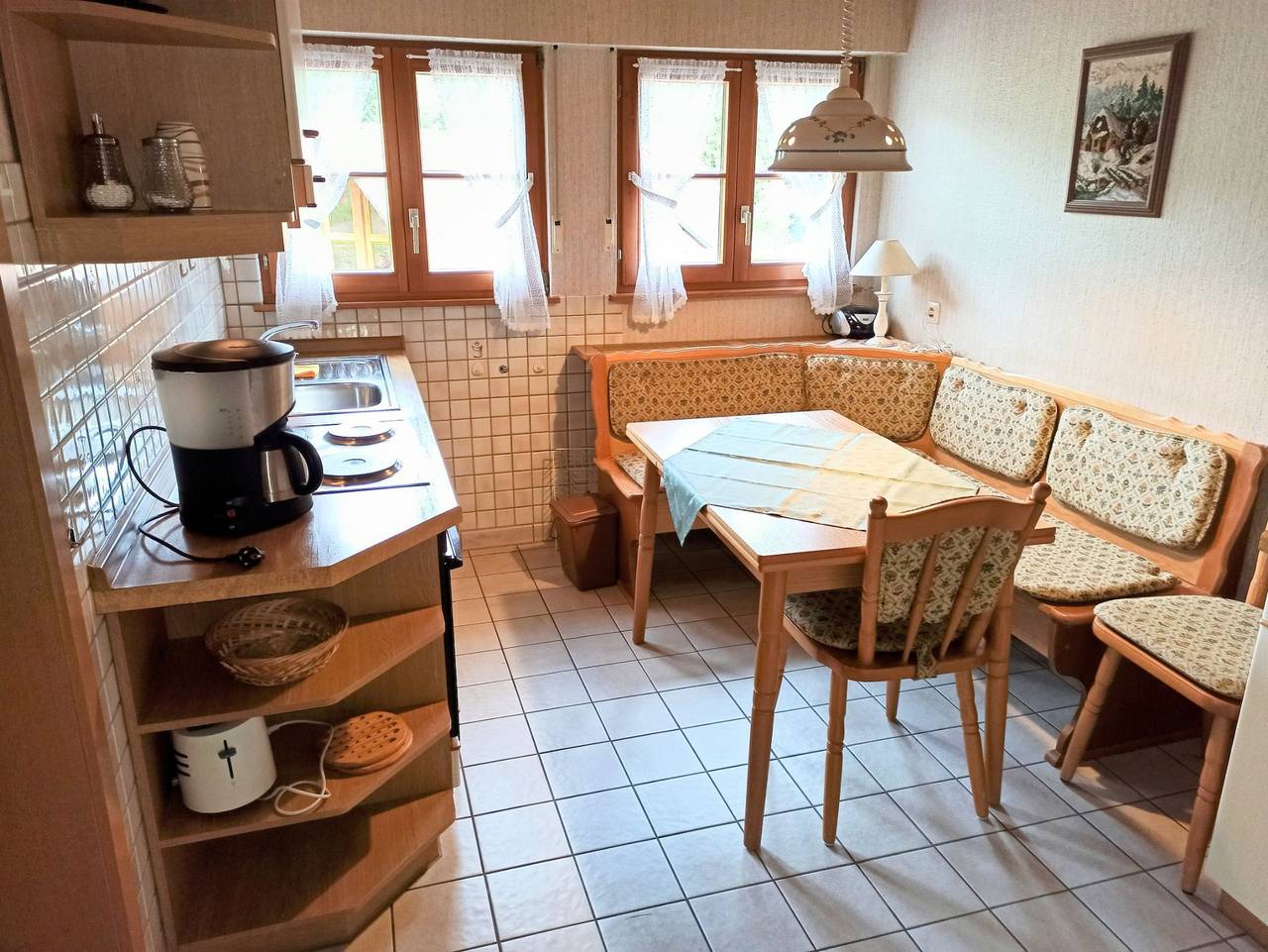Ganze Wohnung, Ferienwohnung 'Waldblick, 50 Qm' mit Gemeinschaftsgarten, Balkon und Wi-Fi in Bad Rippoldsau-Schapbach, Mittlerer Schwarzwald