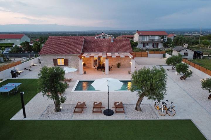 Ferienhaus für 8 Personen, mit Garten, mit Haustier