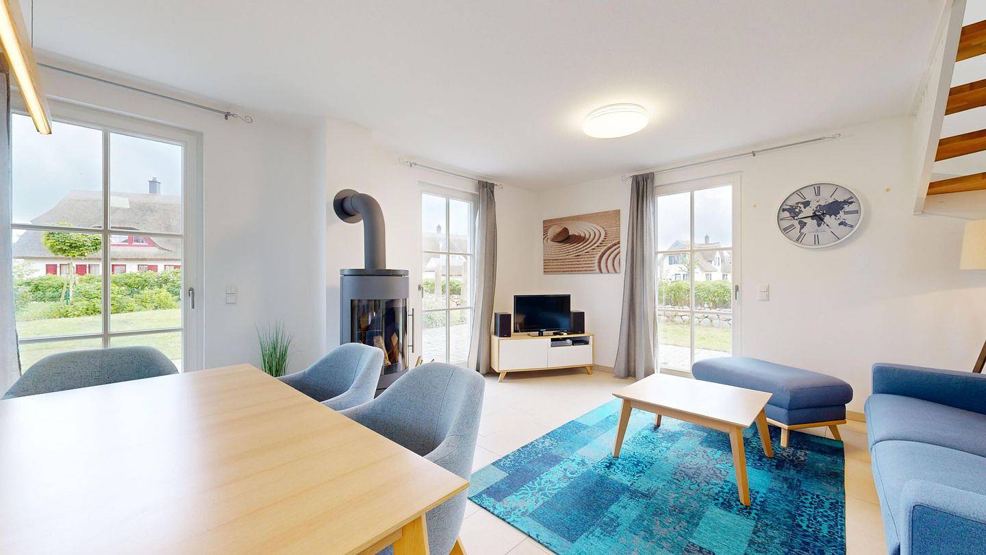 Reetdachhaus in ruhiger Lage mit Sauna, Kamin, super Preis-Leistungs-Verhältnis in Kramerhof, Stralsund Umland
