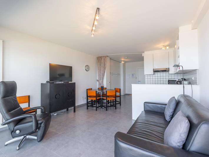Studio charmant sur la digue avec vue sur mer in Middelkerke, Côte belge
