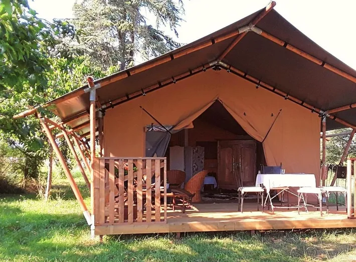 Tienda para 5 personas, con jardín y vistas - 1