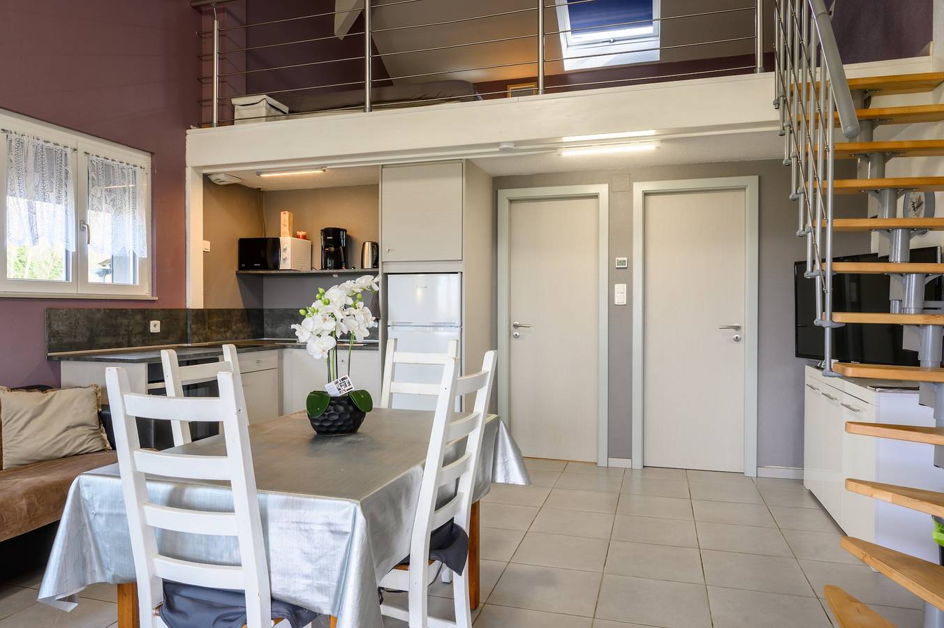 Ferienhaus 'Gîte Cigogne' mit Bergblick und Wlan in Munweiler, Gebweiler und Umgebung