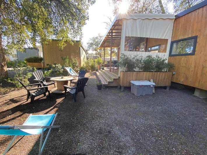 Camping pour 6 personnes, avec jardin ainsi que piscine et vue à Capbreton - 4