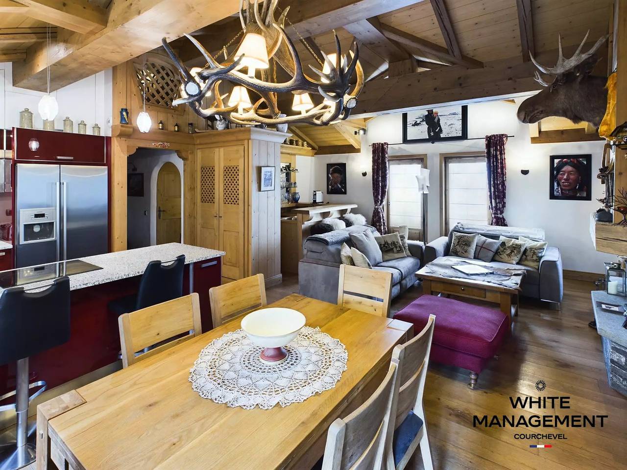 Ganze Wohnung, Charmante Wohnung im Herzen von Courchevel 1850 in Courchevel 1850, Saint-Bon-Tarentaise