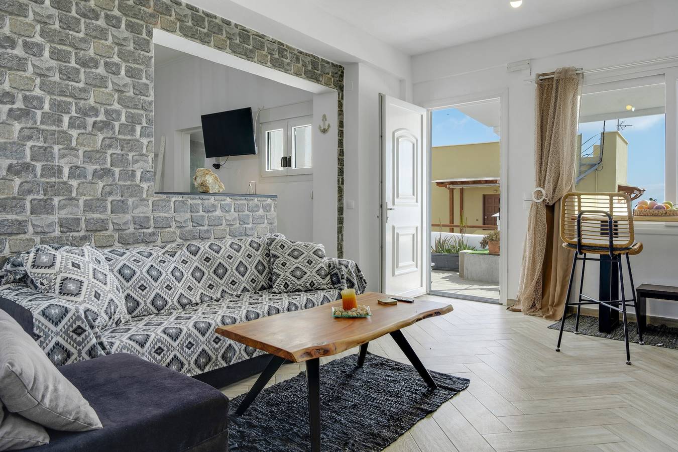 Casa de vacaciones 'Santoneta Villa Imerovigli' con vistas al mar, Wi-Fi y aire acondicionado in Imerovigli, Santorini