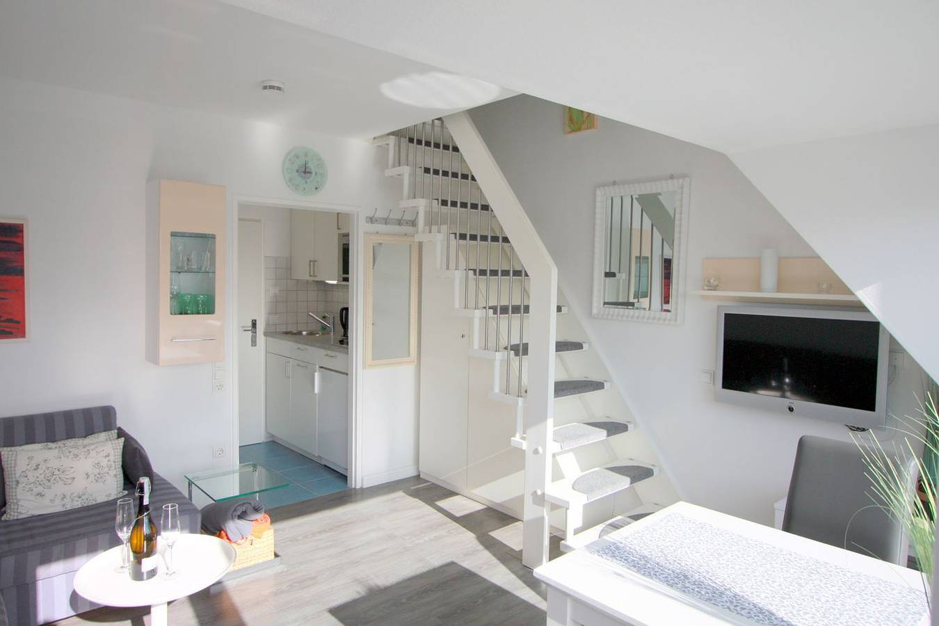 Ganze Wohnung, Strandnahes Appartement "Dünenrose" für max. 2 Pers. in Wenningstedt, Sylt