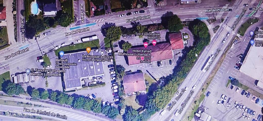 Hôtel pour 3 personnes, avec vue et jardin, animaux acceptés à Lutterbach - 4