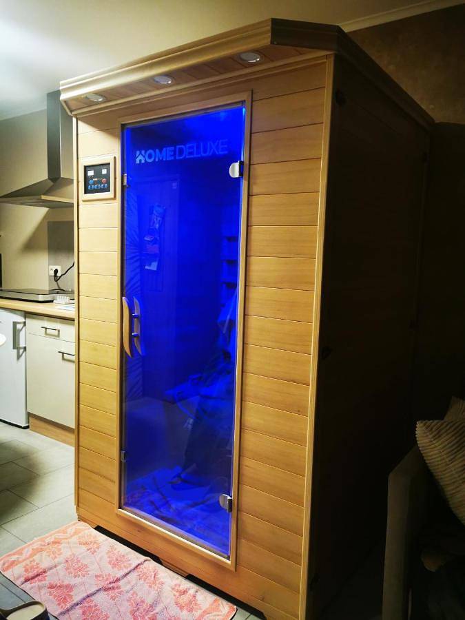 Gîte pour 4 personnes, avec vue ainsi que jardin et sauna à Baelen