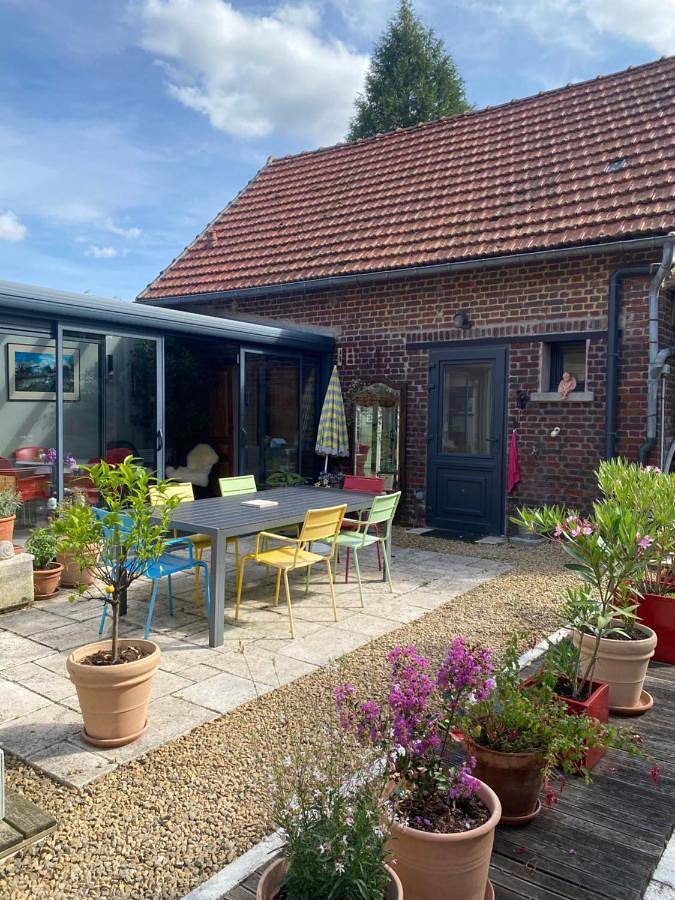Cottage pour 2 personnes, avec vue et jardin à Caisnes